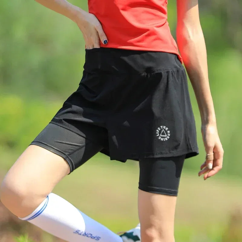High-Waist Women's Workout & Yoga Shorts