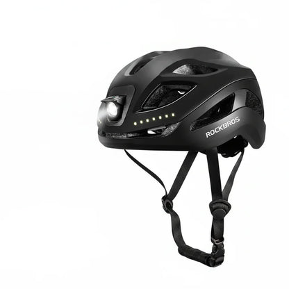 Adjustable Cycling Helmet with Rechargeable Type-C Safety Light