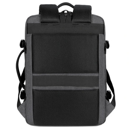 Expandable Waterproof Backpack with USB Port for Laptops