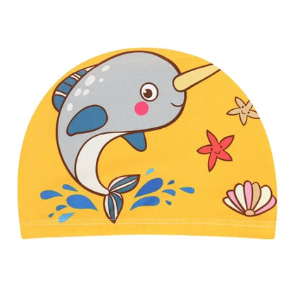 Cartoon Animal Swim Caps for Kids