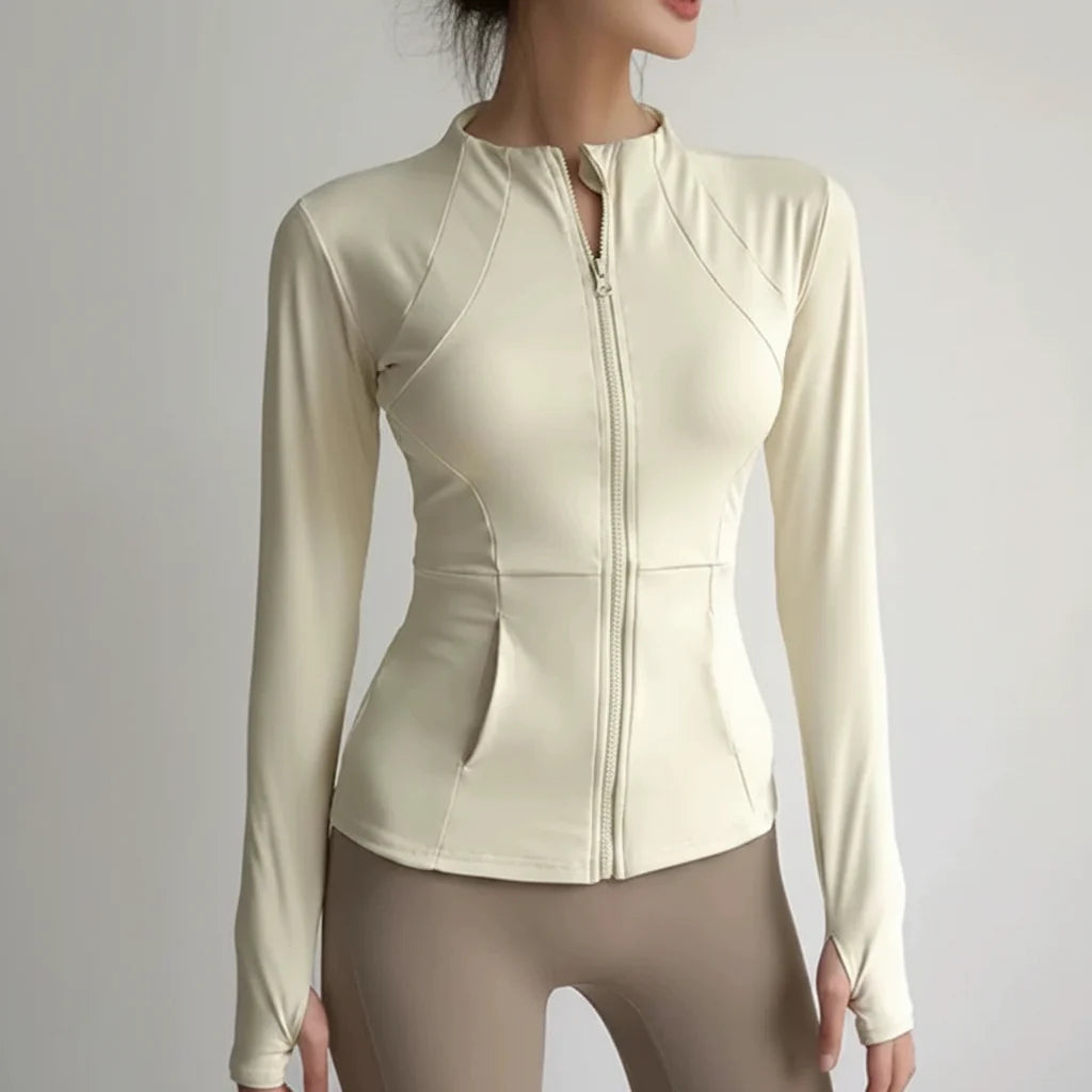 Women's Slim-Fit Yoga Quick-Dry Running Jacket