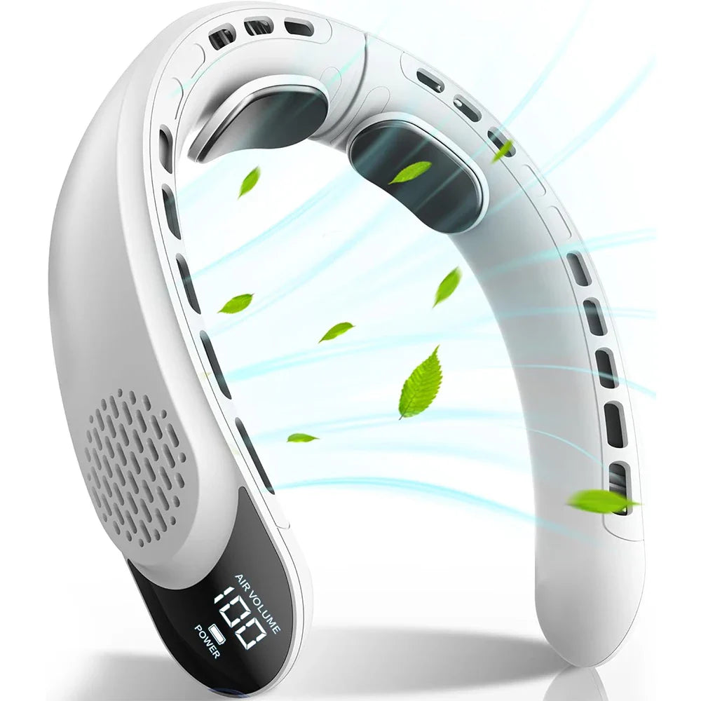 Foldable Neck Fan 3 Speeds Type C Charging