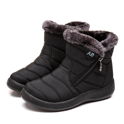 Cozy Winter Comfort: Fur-Lined Snow Boots