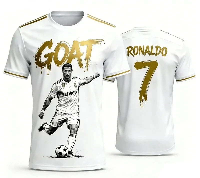 Ronaldo Quick-Dry Sport Jersey Men’s & Boys’ Summer T-Shirt