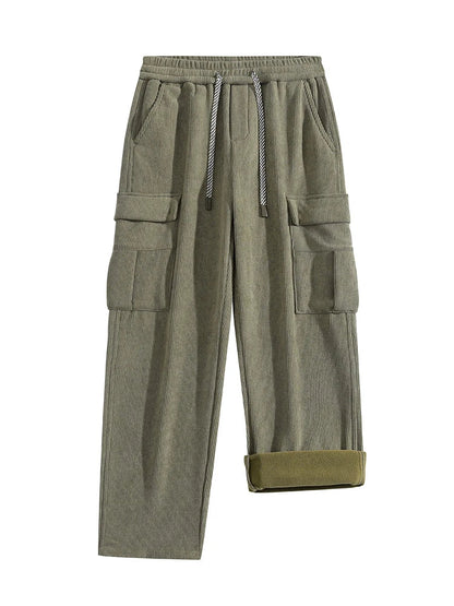Cozy and Practical Fleece Lined Cargo Pants