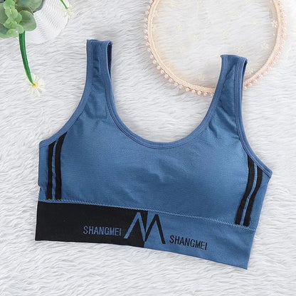Breathable, Supportive Sports Bra for Yoga & Running