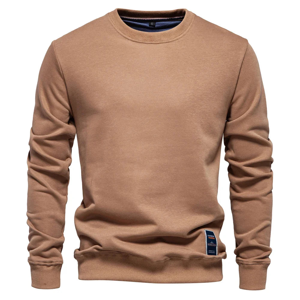 Men's Cotton Blend Crewneck Sweatshirt  Casual and Comfortable