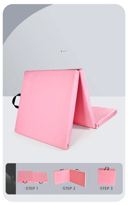 Portable Yoga and Gymnastics Mat with Extra Thickness