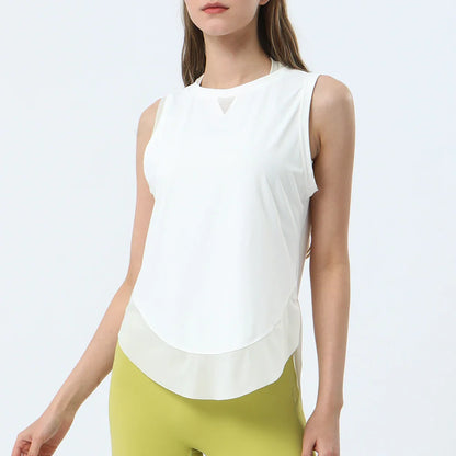 Summer Cool  Breathable Mesh Yoga Tank
