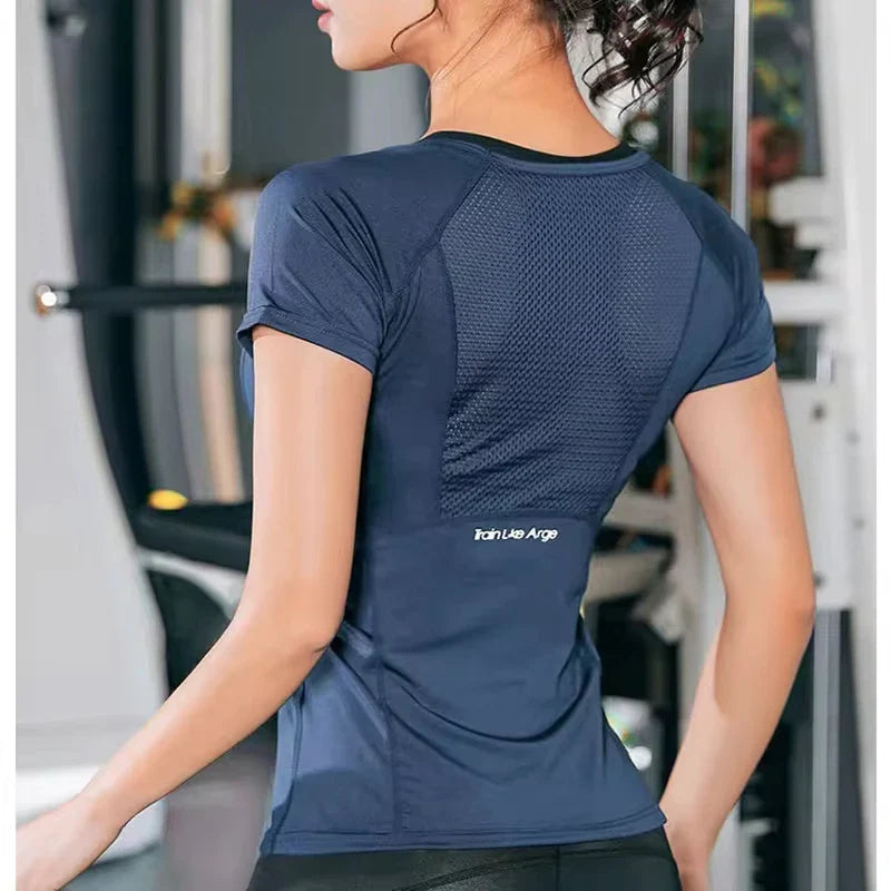 Women's Mesh Sports T Shirts for Active Living