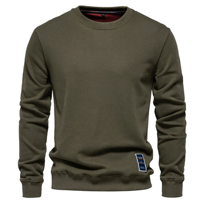 Men's Cotton Blend Crewneck Sweatshirt  Casual and Comfortable