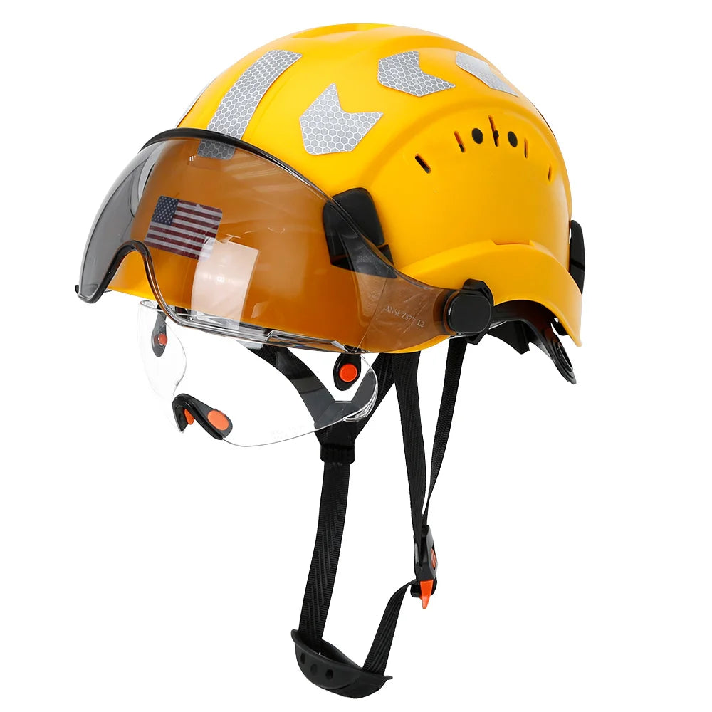 Enhanced Visibility: Reflective Safety Helmet