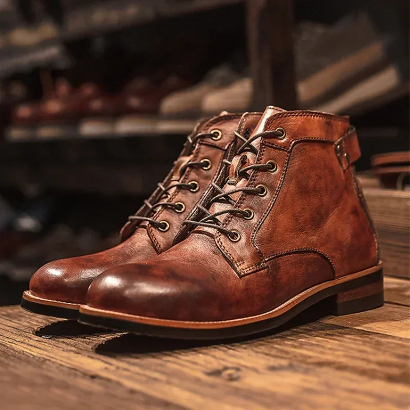Crafted for Style: Handmade Leather Men's Boots
