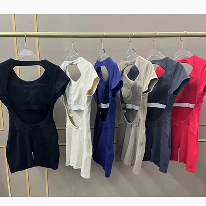 Breathable Yoga Jumpsuit with Hip Lifting Design