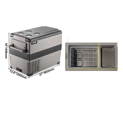 Portable Car Fridge Keep Your Food & Drinks Cold on the Go 20-55L