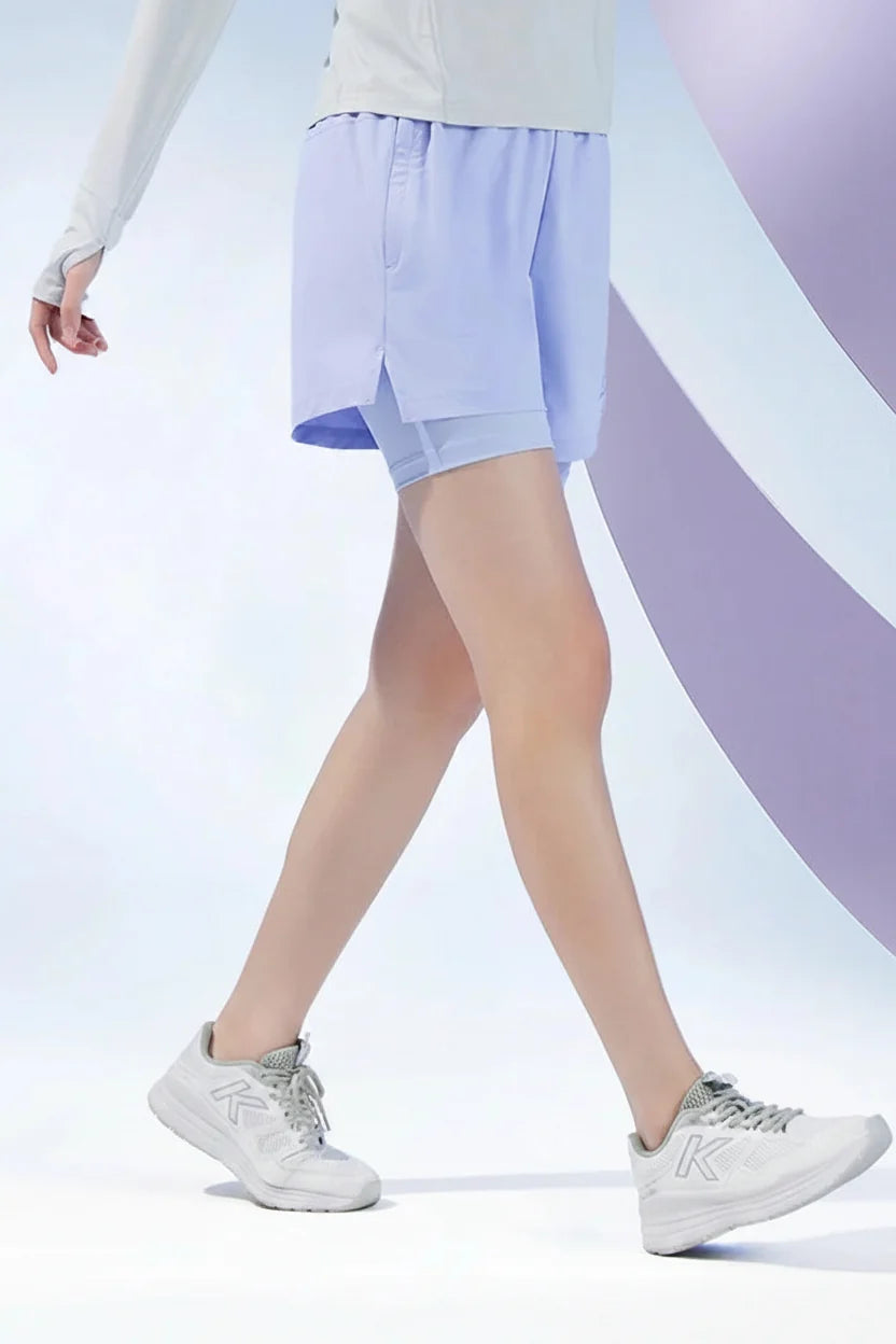 Women's 2-in-1 Quick-Dry Running Shorts