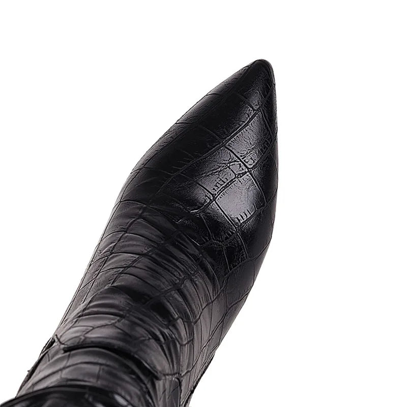 The Perfect Winter Boot: Knee High Cowboy Boots