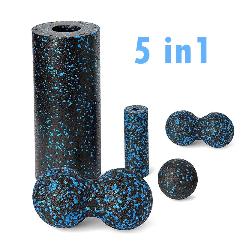 Yoga Foam Roller Set: Deep Tissue Massage & Muscle Recovery