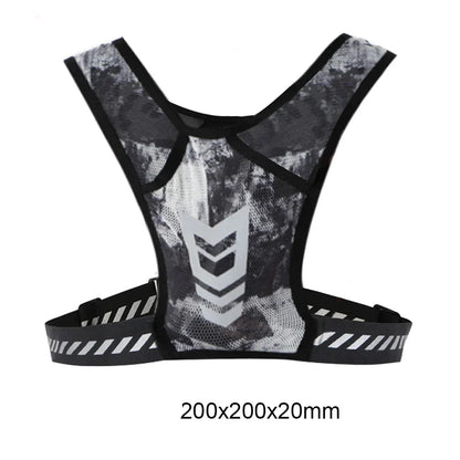 Reflective Running Vest with Phone Pocket