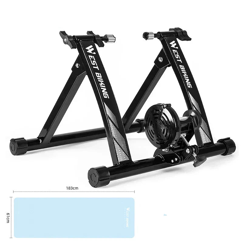 Realistic Indoor Cycling Experience Bike Trainer with Rollers