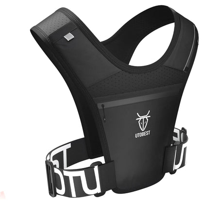 Running Vest with LED Light & Phone Holder for Training & Cycling