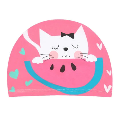 Cartoon Animal Swim Caps for Kids