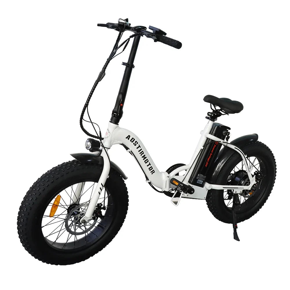 Portable Electric Bike 20" Fat Tires 500W Motor