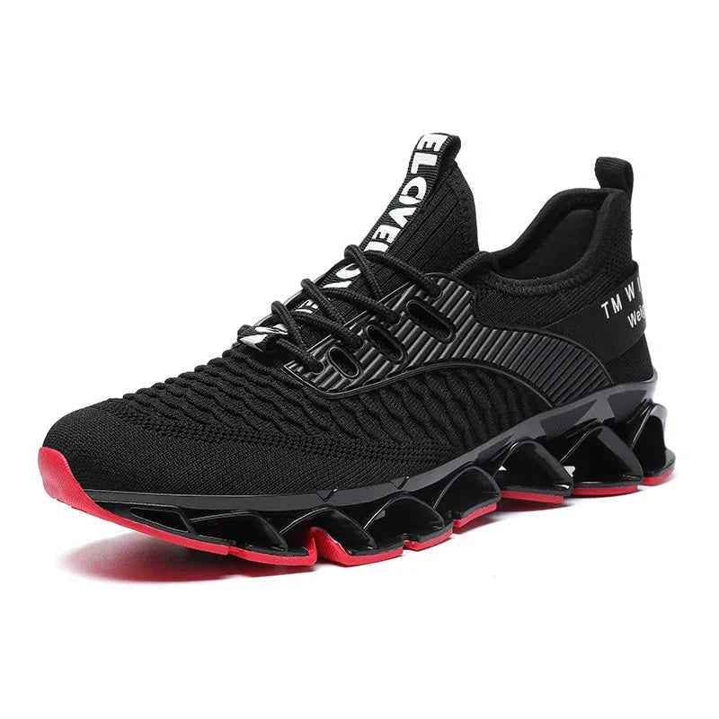 Men's Soft Sole Comfort Height Increasing Mesh Sneakers