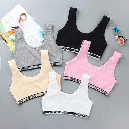 Girls Cotton Sports Bras (8-14)