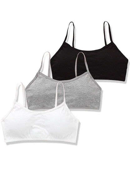 Student Bra Soft Children Sport Vest Girls Teenager