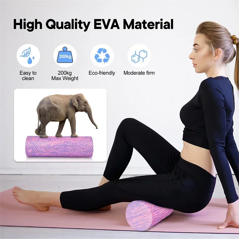 Foam Roller for Yoga & Pilates Deep Tissue Muscle Massage