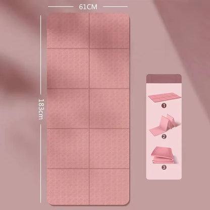 Versatile Foldable Mat for Yoga Pilates and Fitness