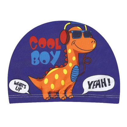Cartoon Animal Swim Caps for Kids
