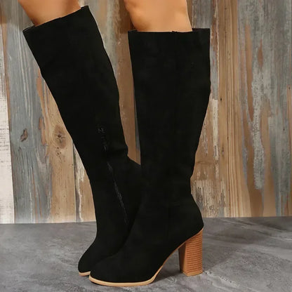 Cozy and Chic: Winter Western Knee High Boots