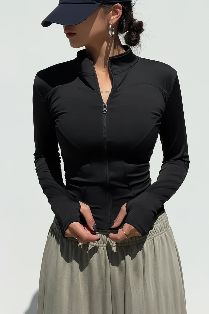Women’s Fall Pilates Jacket Quick-Dry Gym & Running Gear