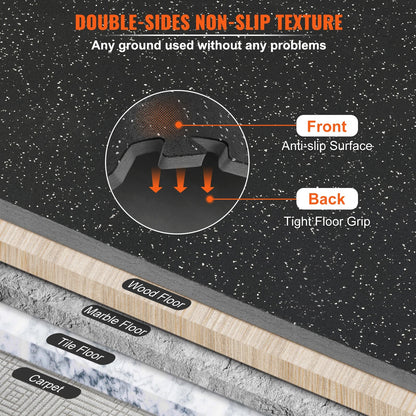Premium Rubber & Foam Gym Mats Interlocking & Waterproof
