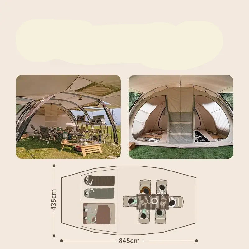 Weatherproof Camping Shelter for Groups