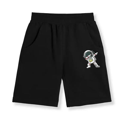 Boys' Athletic Shorts Astronaut Design
