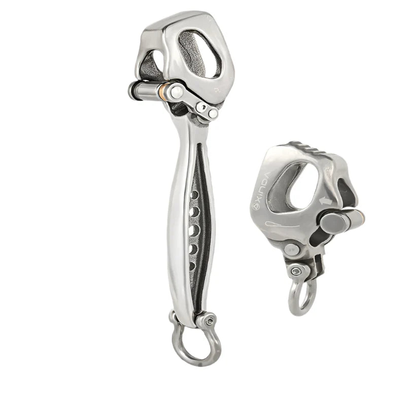 Stainless Steel Descender for Work & Rock Climbing