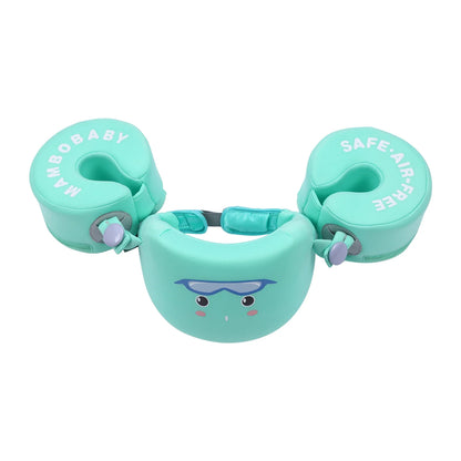 Safe and Secure Non-Inflatable Swim Arm Rings for Toddlers