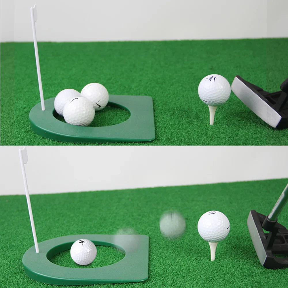 All-Direction Indoor Golf Putting Green with Flag