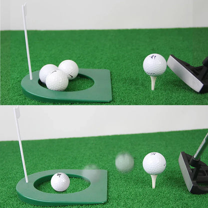 All-Direction Indoor Golf Putting Green with Flag
