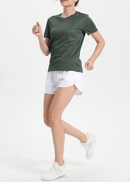 Women's Quick-Dry Sport T-Shirt Lightweight Gym Tee