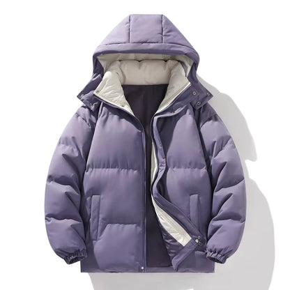 Versatile Winter Wear  Detachable Hood Jacket