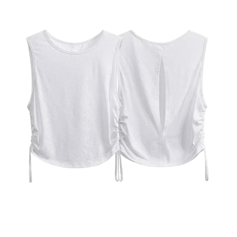 Summer Yoga Tops Lightweight & Loose Racerback