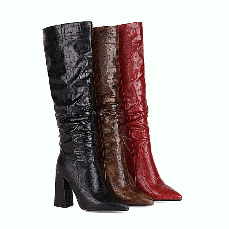 The Perfect Winter Boot: Knee High Cowboy Boots