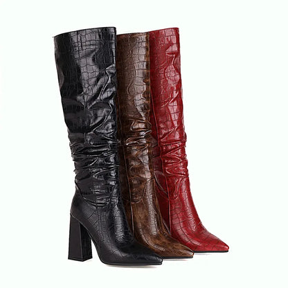 The Perfect Winter Boot: Knee High Cowboy Boots
