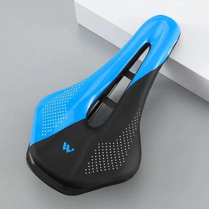 Hollow Road Bike Seat: Wear-Resistant Leather Saddle