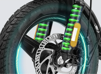 Adult Folding Electric Bike: High-Range & Removable Battery