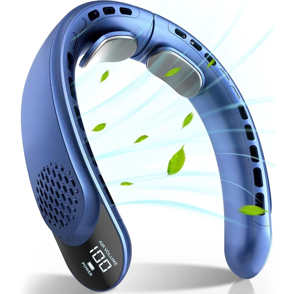 Foldable Neck Fan 3 Speeds Type C Charging